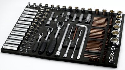 carretilla Set-6686 de la herramienta de la reparación de la Auto-carrocería