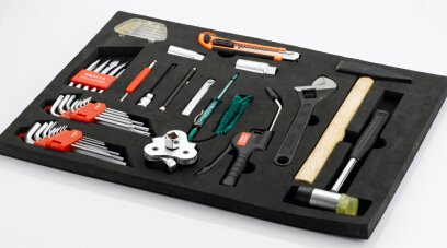 carretilla Set-6686 de la herramienta de la reparación de la Auto-carrocería